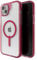 ZAGG Santa Cruz Snap iPhone 15 Plus/ 14 Plus Case - MagSafe Phone Case, Drop Protection (13ft/4m), Durable Graphene, Anti-Yellowing, and Scratch-Resistant Phone Case, Magenta Red