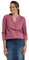 Mountain Warehouse Petra Womens Relaxed Fit 3/4 Sleeve Shirt - 100% Cotton Voile Ladies Top, Lightweight, Breathable Blouse - for Travelling & Daily Use Dark Pink Women's Size 10