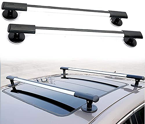 Magnetisch Fester Dachreling Dachrelingträger aus Aluminiumlegierung, schnell passende Dachträger für schwere Nutzung, Universal abnehmbares Reiseregal, Längenverstellbar, Einzelquerste> 100 kg, 8