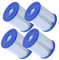 MARMODAY Poolfilter Typ I Filterkartuschen für Größe 1 Größe I Filterkartusche 4 Pack für Pools Aufblasbarer Poolfilter Einfache Installation
