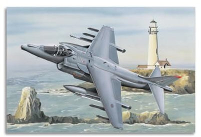 KTIN Poster mit Militärflugzeugen RAF Harrier GR.MK7 Kampfflugzeug, dekoratives Gemälde, Leinwand-Wandposter und Kunstdruck, modernes Familienschlafzimmer-Dekor-Poster, 50 x 75 cm