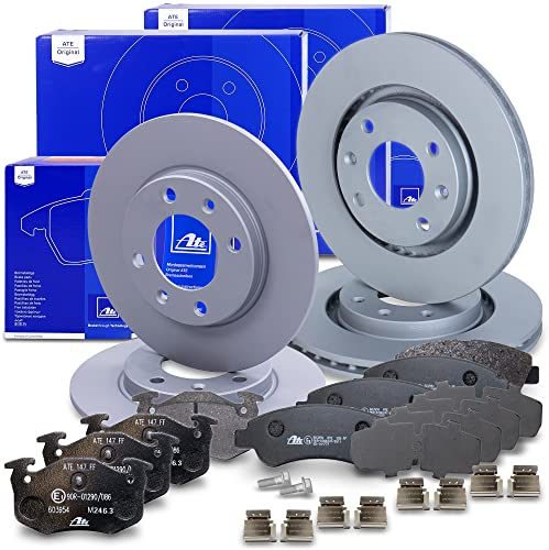ATE Bremsenset inkl. Bremsscheiben vorne Ø 266 mm belüftet + hinten Ø 247