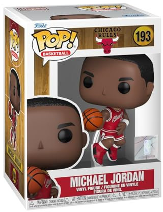 Funko Pop! NBA: Bulls - RS Michael Jordan - Vinyl-Sammelfigur - Geschenkidee - Offizielle Handelswaren - Spielzeug Für Kinder und Erwachsene - Sports Fans - Modellfigur Für Sammler und Display