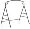 COSTWAY Soporte Hamaca en Forma A, Soporte Columpio de Metal, Carga Máxima de 300 Kg, Soporte Silla Colgante Patio Terraza Balcón Jardín, 180 x 133 x 182 cm (2 Anillos)