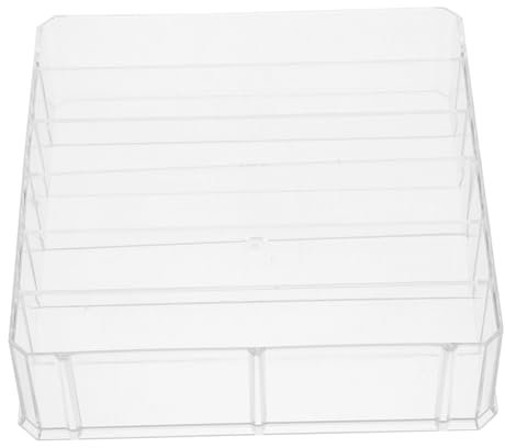 UTHCLO Bargeldschublade Mit Großen Fächern Durchsichtige Geldaufbewahrungsbox Multifunktionaler Kassierer Für Schule Büro Und Mobile Werkstätten Abnehmbar Vielseitig Für Münzen Und