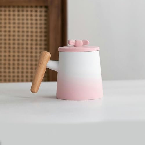 Tasse De Bureau En Céramique, Tasse À Thé, Tasse À Nœud Rose