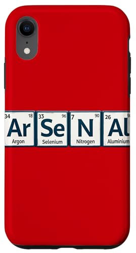 Arsenal (Ar-Se-N-Al) Periodic Table Elements Case for iPhone XR