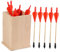 KICHOUSE 1 Set Children's Throwing Pot Toy Ring Toss Game Throwing Pot Game Arrow Toys Pot Toss Arrows Pot Throwing Arrows Launcher Toys for Tossing Arrow Toys Archery Wooden