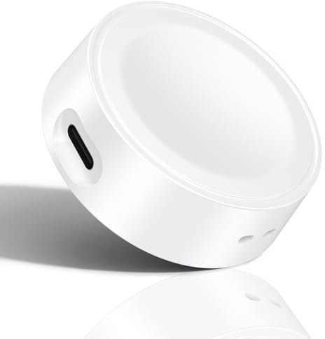 USB C Charger Dock Compatible with Samsung Galaxy Watch 6/6 Classic / 5/5 Pro/4/4 Classic/3 Charger,Wireless Charging Cable Dock for Samsung Galaxy Watch Active/Active 2(White)