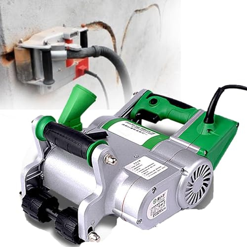 ZIJINGM Electric Wall Slotting Machine, Wall Slot Cutting Machine, Wall Slotting Machine Concrete Wall Cutting Machine with Tool Box(110v)