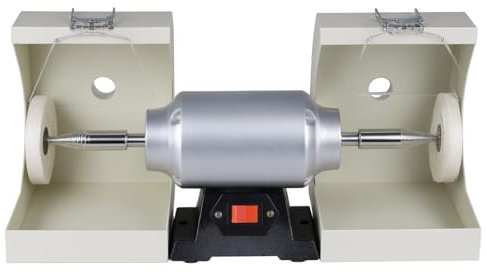 Double Top Electric Machine Laboratory Lathe Buffing Grinder with Two Wheels for Jewelry