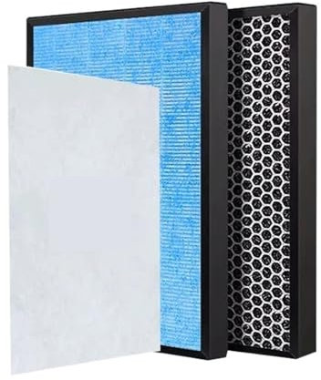 TFNVYQQZ Filtre HEPA, Filtre À Charbon Actif for Aspirateurs Hitachi EPF-DV1000H Et EPF-DV1000D, Compatible avec Les Aspirateurs Hitachi EP-A6000, EP-A7000 Et EP-A8000