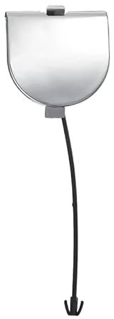 Tappo copri-occhiello for gancio traino paraurti posteriore auto cromato compatibile con Fiat 500 500C 2007-2012 735455393