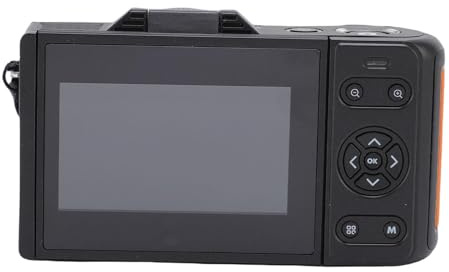 VBESTLIFE 4K Digitalkamera für Fotografie Autofokus, 64MP WiFi Vlogging -Kamera mit 3 Zoll 180 ° Flip -Bildschirm, 18 -facher Optischer Zoom für Anfänger (Black)