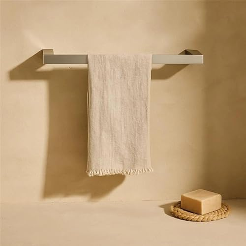 exagonshop Porta Asciugamani 35 cm in Alluminio Argento Sky