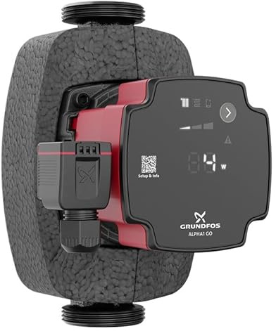 Ritzer by GRUNDFOS ALPHA1 GO Umwälzpumpe 25-60, 1 x 180 mm, 230 V, mit Bluetooth - Neues Modell