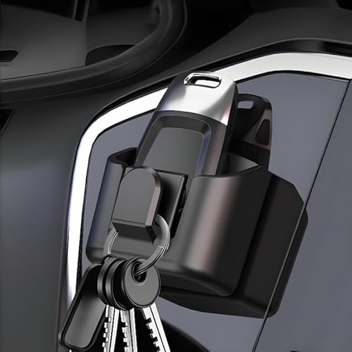 R-timer 1 Stück Auto Organizer Aufbewahrungsbox mit Haken für Mercedes Benz GLC 2 (II) X254 I 2022-2025, Multifunktionaler KFZ Schlüsselhalter für Innenraum