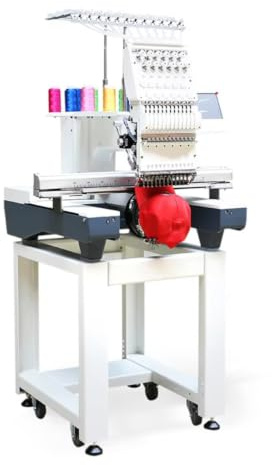 10/12/15 Nadeln, kommerzielle computergesteuerte Stickmaschine, multifunktionale hochpräzise Stickmaschine, automatischer Schneider für Hüte, Hemden, flache Kleidungsstücke, Taschen