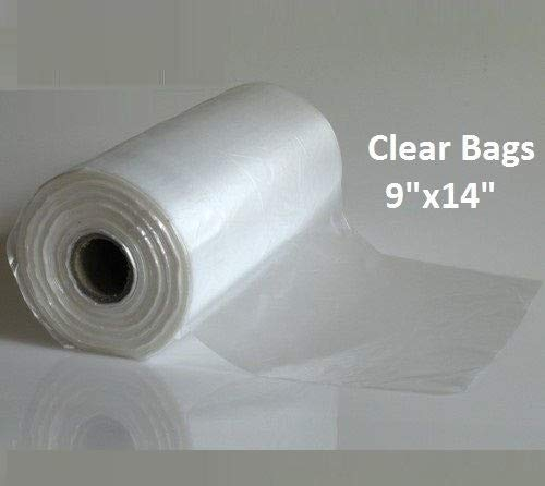 On a Roll Fruit & Veg Clear Plastic Counter Bags - High Density Poly/Polythene - 2000 Bags
