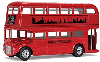 Best of British London Skyline Routemaster Doppeldecker-Bus, Rot