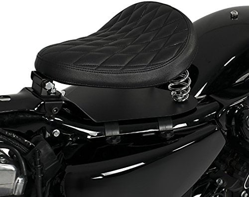 Solo Sitz mit Grundplatte Craftride SG11 schwarz für Yamaha XV 1100 Virago, XV 1600 A Wild Star, XV 1700 Road Star Warrior, XV 1900 Midnight Star, XV 750 Virago, XV 950/ R/Racer