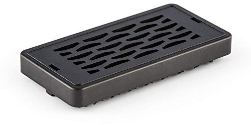 KLARSTEIN Filtro a Carboni Attivi - Filtro a Carboni per Cantinette Vino, 9,9 x 4,9 x 1 cm (LxAxP), Portalattine, Facile Sostituzione, Nero