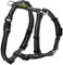 HUNTER TRIPOLI Hundegeschirr, kleine Hunde, Nylon, reflektierend, robust, XXS-XS, schwarz