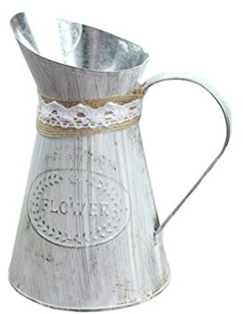 BESPORTBLE Vintage Gießkannen Shabby Chic Eisen Blumen Krug Pitcher Blumenvase für Inneneinrichtung