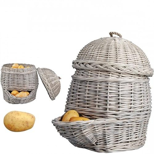 Resserre à pommes de terre en osier