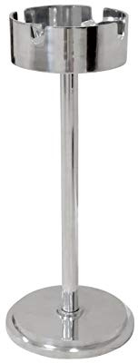Prestige Import Group Baltimore Smokin Ash Standing Polished Cast Aluminum Ashtray