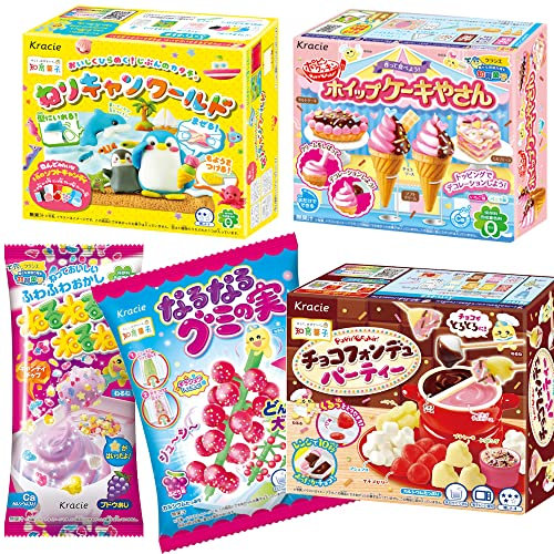 Popin Cookin Assortiment de 5 bonbons japonais à faire soi-même avec cadeau