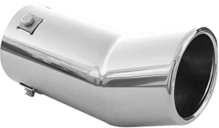 Endrohr Endrohrblenden Auspuffblende Auspuff Blende Endstück Schalldampf Sportauspuff Universal Edelstahl Poliert Tuning Sport bis 70mm