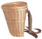 e-wicker24 Alles aus Weide Tragekorb für Obsternte, Kiepe, Rucksackkorb aus gesottener Weide mit Deckel