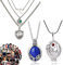 XHBTS 13 Set Ersetzen Hope Mikaelson Inspired Halskette Vampire Girl Schmuck The Vampire Diaries Daywalking Halsketten Ringe Ohrringe und 10 Aufkleber Filmschmuck Cosplay Für Fans