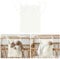 Baby Crib Cabin Bedside Storage Bag Bed Linen Hanging Pocket Baby Room Nursery Cot Caddy Bed Organizer for Clothing Diapers Drool Bibs Molar Toys(White)