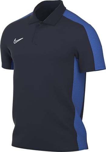 NIKE Herren M NK DF ACD23 Polo SS Shirt, Obsidian/Royal Blue/White, L