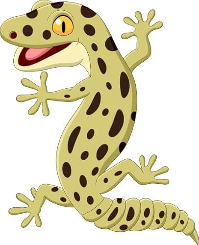 U24 Aufkleber lustiger Gecko 30 x 36 cm Autoaufkleber Sticker Konturschnitt