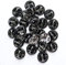 hegibaer 25 Neue Schwarze Verschlüsse Butterfly Clips für Metall Pin Anstecker