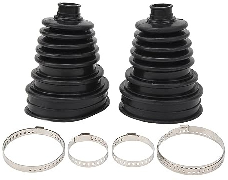 CV Joint Boot Kit 2pcs CV Boots Universal Constant Velocity Joint Boot Highly Flexible for Cars