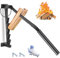 Spaccalegna Manuale, Spaccalegna Manuale da Parete per Legna da Ardere con 2 Manici Staccabili Strumenti per Spaccare Legna Portatile per Casa e Campeggio all'aperto
