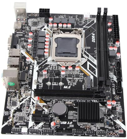 H410 LGA 1200 Motherboard, ATX PC Motherboard für Desktop, DDR4 DIMM, SATA3.0x3, M.2 Schnittstelle, USB3.0x2, USB2.0x2, VGA, PCIE 1X, HDMI