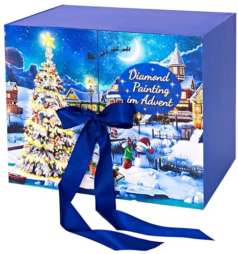 Weltbild Diamond Painting Adventskalender DIY, 69-teilig