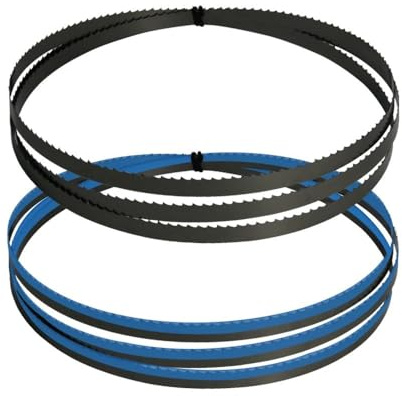 2 Stück 70-1/2 Zoll 1790 mm Bandsägeblatt 1790 x 9,5 x 0,35 mm TPI 6 10 14 for 10 Zoll Bandsäge HBS261, Schneiden von Holz, Metall und Kunststoff (Size : TPI 10)