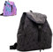 CAFINY Geometrische Rucksack Geometrischer Tasche Damen Geometrisches Muster Holografische Damentaschen Taschen Leuchtend Damenrucksack Retro Holografischer Daypack für Freizeit, College, Arbeit
