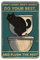 KONFEN Targa in Metallo Gatto retrò, Gatto Che Fa La Cacca Vintage Targhe Metallo Artistica Metal Gatto Decorazione Divertente Sign per Parete Toilette Bar Casa Bagno 12 * 8 Pollici