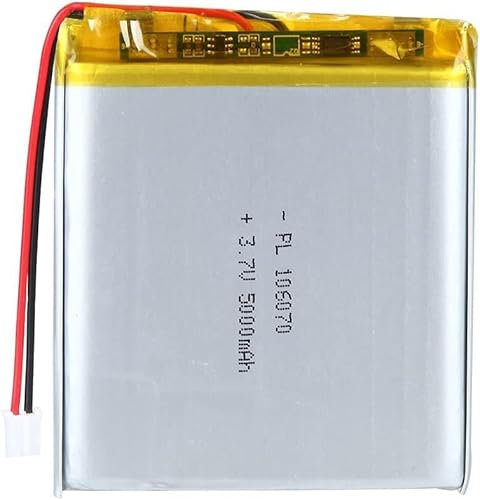 3.7V 5000mAh 106070 Lipo Battery Rechargeable Lithium Polymer Ion Battery Pack With JST Connector