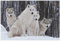 Puzzle für Erwachsene, 1000 Teile, 4 Wölfe im schweren Schnee, 26 x 38 cm
