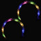 Leuchtende Stirnband, 2 Stück LED Haarreifen Leuchtender Geflochtener Haarreifen, LED Haarschmuck, Flashing LED Haarbänder für Frauen und Mädchen, Weihnachten-Party, Festival, Hochzeit Dekor