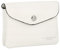 Porte-Monnaie et Cartes en Similicuir Souple - Portefeuille Pochette à Magnétique - Taille Petite - Pratique Léger - Blanc