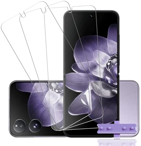 Rnnmeeko [3 Pack Protector de Pantalla para Xiaomi Mix Flip [No Cristal Templado] Hidrogel Flexible [Anti-arañazos], HD TPU Película Protectora para Xiaomi Mix Flip